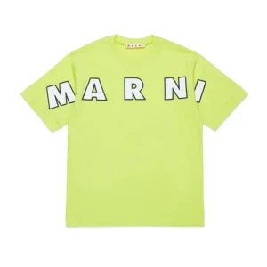 T-SHIRT VERDE LIME MARNI