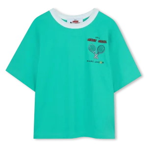 T-SHIRT VERDE MENTA CON TOPOLINO MARC JACOBS