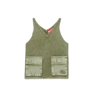 TOP VERDE CON TASCHE DIESEL