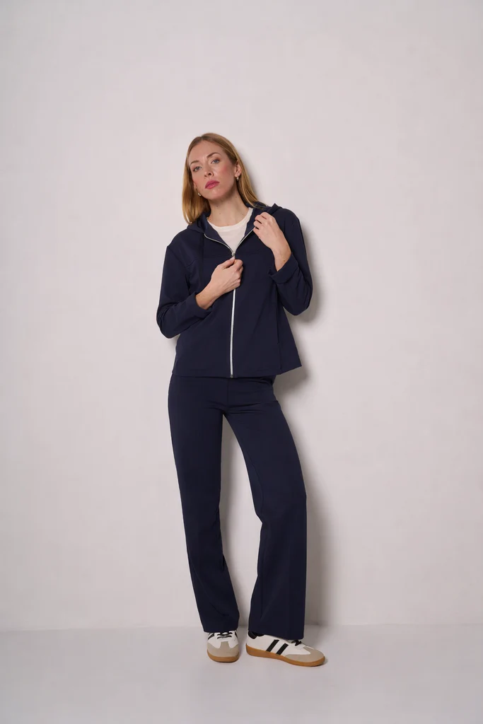Felpa con capuccio full zip donna - immagine 2