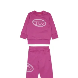 TUTA VIOLA CON LOGO BIANCO DIESEL