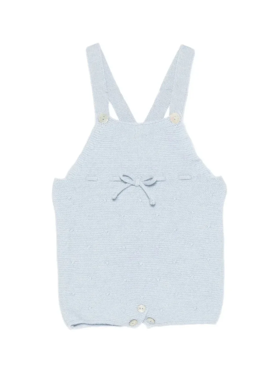 TUTINA A SALOPETTE AZZURRA CON FIOCCO PAZ RODRIGUEZ