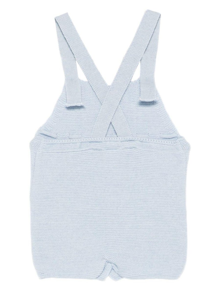 TUTINA A SALOPETTE AZZURRA CON FIOCCO PAZ RODRIGUEZ - immagine 4