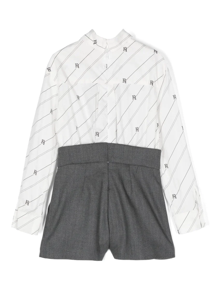 TUTINA CORTA CON CAMICIA ELISABETTA FRANCHI - immagine 3