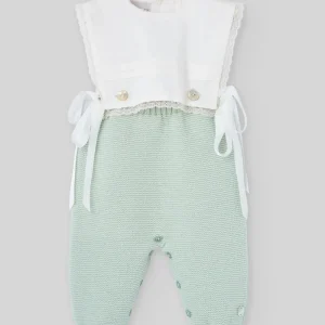 TUTINA IN LANA BIANCA/VERDE PAZ RODRIGUEZ