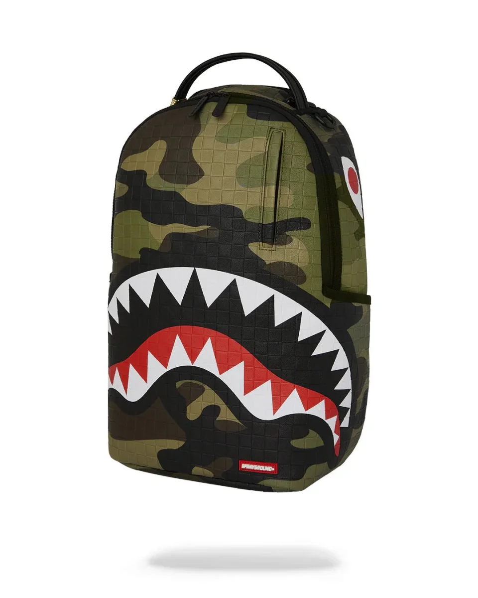 ZAINO WOODLAND CAMO CHECK BACKPACK SPRAYGROUND - immagine 6