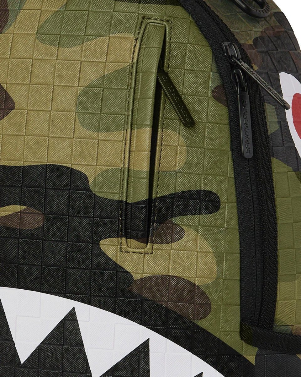 ZAINO WOODLAND CAMO CHECK BACKPACK SPRAYGROUND - immagine 7